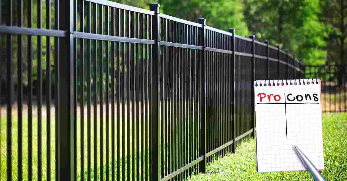 Pros & Cons of Aluminum Fences for Your Backyard